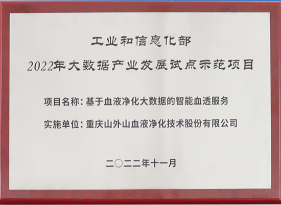 行業(yè)唯一！山外山公司入選“2022年大數(shù)據(jù)產(chǎn)業(yè)發(fā)展試點(diǎn)示范項(xiàng)目”